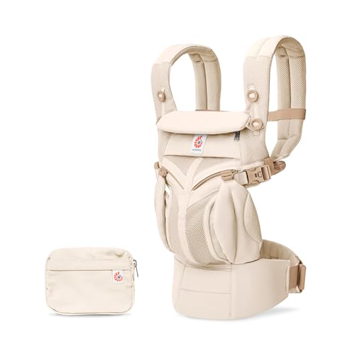 Ergobaby(エルゴベビー) OMNI Classic オムニクラシック ナチュラルベージュ 抱っこ紐 公式 保証付き 日本正規品 新生児 48ヶ月まで 20.4kgまで ポーチ付き メッシュ 4通りの抱っこ サポート ベビーキャリア 赤ちゃん 子供 CREGBCS360MNATBGE