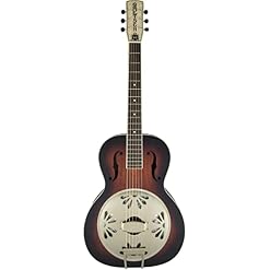 G9241 Alligator Biscuit Round-Neck Resonator Guitar 2-Color Sunburst - Les Beatles, Paul McCartney, John Lennon, RIngo Starr, George Harrison