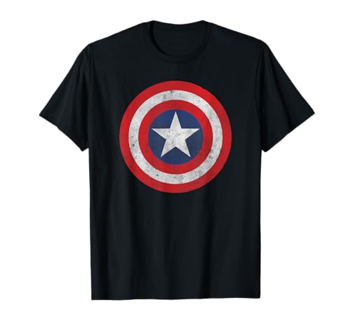 T-shirt Captain America Marvel noir taille 2XL cadeau idéal pour passionné de comics
