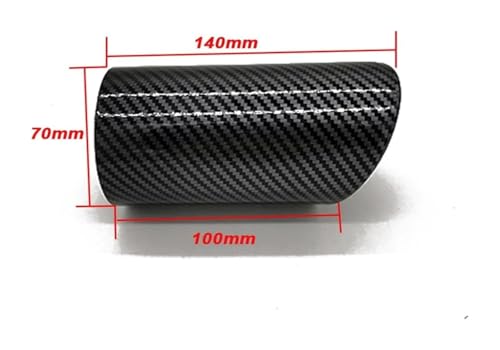 Silenciador coche para VW Jetta Mk6 y Bora con acabado de cubierta de carbono 2