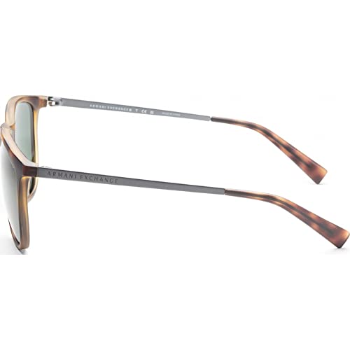 Armani Exchange Men's Ax4047sf Low Bridge Fit Square Sunglasses2