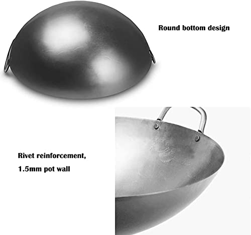 Wok Profesional de Hierro Fundido 66cm miniatura 5