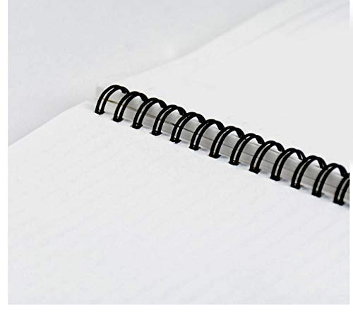 Image of DI-KRAFT Handcrafted Hard Cover Unruled Paper Wiro Bound Printed Journal Diary Notebooks for Girls and Boys Spiral Wire Binding Memo Notepads Notebook Planner (160 Pages A5)