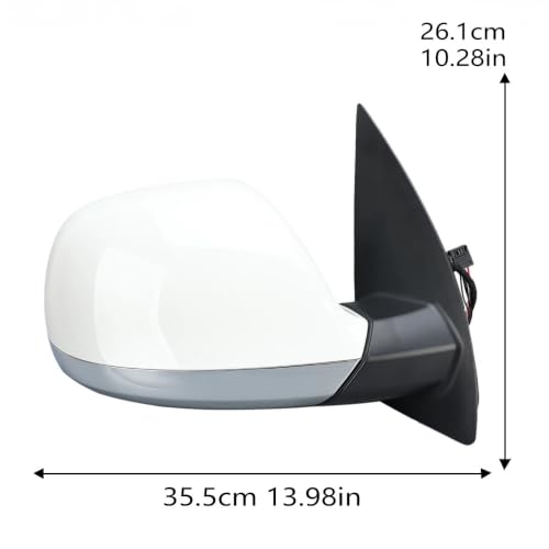 Rétroviseur latéral VW Amarok 2013-2023 manuel pliant miroir d'angle mort - 2