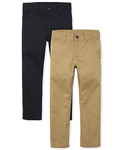 Image of The Children's Place Boys' Stretch Skinny Chino Pants, Multipacks