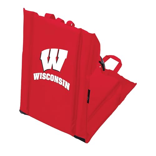 Image of Logo Brands Officially Licensed NCAA Unisex Stadium Seat, One Size, Team Color