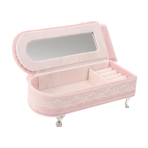 VALICLUD Joyero Forma de Sofá Miniatura para Almacenamiento de Joyas Decoración de Dormitorio y Sala Muebles para de Muñecas Diseño Portátil y Detallado