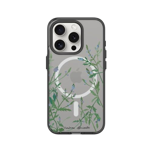 Coque protection iPhone 15 Pro MagSafe transparente RhinoShield JellyTint anti-choc Noir Verbena