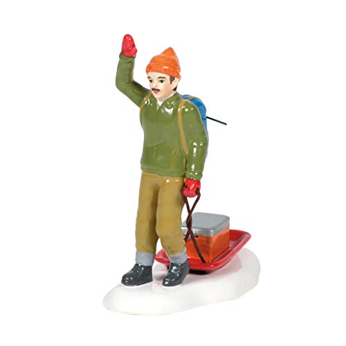 Department 56 Original Snow Village Accessories a Day on The Lake Figurine, 3.3 Inch, Multicolor