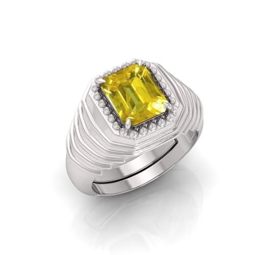 Bague saphir jaune ajustable : la solution aux doigts qui gonflent