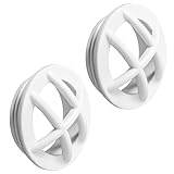 Molain 2 rejillas de seguridad roscadas de repuesto para piscina para flujo direccional de 1.5 pulgadas, entrada de globo ocular, rejilla de montaje de retorno para líneas de succión/vacío montadas en