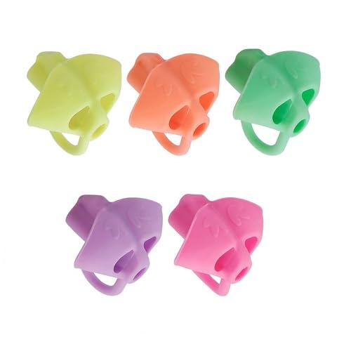 Image of MAPPERZ Pencil Pen Holder Writing Aid Grip Trainer /Children Ergonomic Training Pen Grip Posture Correction Tool for Kids - Pack of 5