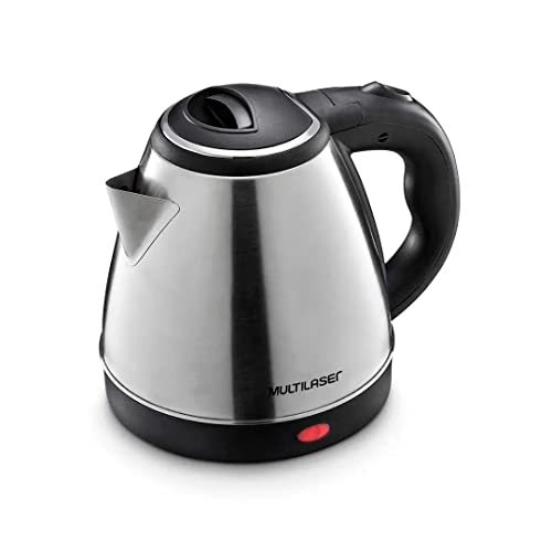 Chaleira Elétrica Gourmet de Inox 1.8 Litros Indicador de LED Multilaser - BE007