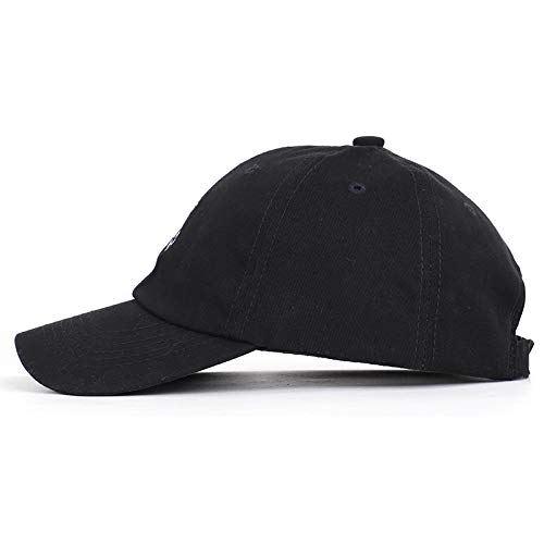 QUANXI Boné de beisebol casual Astronauta Hip Hop de cor sólida, Preto