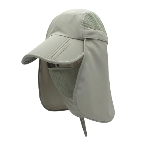 Chapeau de soleil avec protection UV maximale, large bord et rabat de nuque pour adulte
