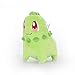 Tylyund Peluche 1 Pz 20 Cm Chikorita Lussureggiante Giocattoli Bambole Carino Chikorita Pendente Morbido Peluche per Bambini Bambini Regali di Compleanno di Natale