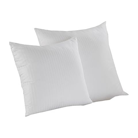Lancashire Textiles Luxury Satin Stripe Cushion Pads Cover