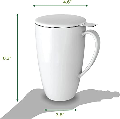 Taza de porcelana con infusor Calming Blends 16 oz miniatura 3