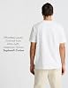 Playera V-neck de algodón Supima mercerizado para hombre – algodón cultivado en EE. UU., acabado de lujo, manga corta, corte estructurado 6