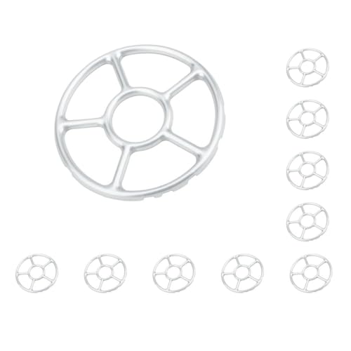 10 Set Gasringe Reduzieruntersetzer für kleinere Kochgeschirr Teekessel Butterwärmer 17,5 cm Metall