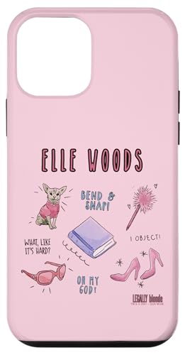 iPhone 12 mini Legally Blonde Elle Woods Iconic Quotes Sketches Logo Case