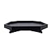 Forzaddik Wooden Sofa Couch Armrest Clip-On Table, Recliner Armrest Organizer Tray for Coffee/Snacks/Electronics (Black)