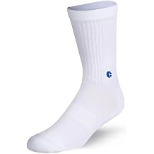 Ethika Kids Crew Socks, Soft Athletic Socks for Everyday Wear and Sport - Black - Flo Green
