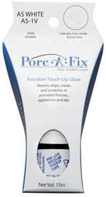 Porc-A-Fix Porcelain As White Touch-Up Glaze 15 cc