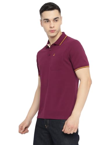 Image of AMERICAN CREW Polo Collar T-Shirt for Men with Pocket