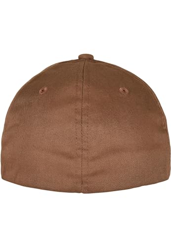 Flexfit Unisex Wooly Combed Baseballkappe, Youth, Coyote/Brown – Ansicht 4