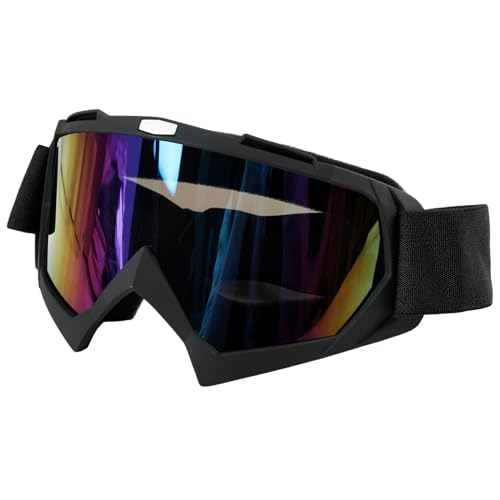 WaxYxaW Lunettes de Moto Cross Anti-UV - Lunettes de Motocross Pliables en TPU, Protection Complète Contre le Vent et la Poussière, Pour Quad,Activités de...