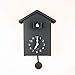 Minimalist Cuckoo Clock Grey Pendulum Quartz Bird Clock Pendulum Clock Wall Art Wall Clock Home Bedroom Office Living Room Decoration Clock Idea