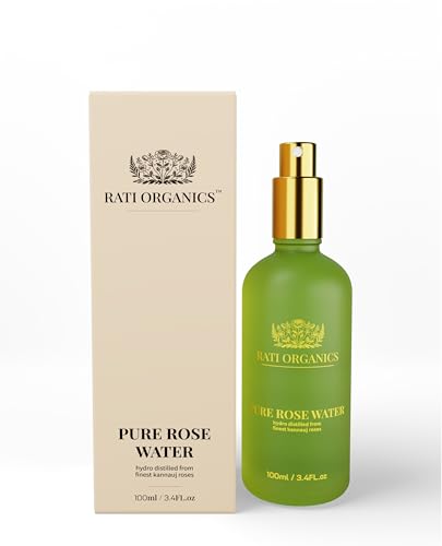 100% Pure & Natural Kannauj Rose Water For Face, Skin & Hair |100...