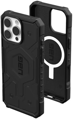 Urban Armor Gear UAG Pathfinder Magnetic Compatible, Slim Fit Rugged Protective Case/Cover Compatible with iPhone 16 Pro Max (6.9-Inch) (2024) (Military Drop Tested) - Black