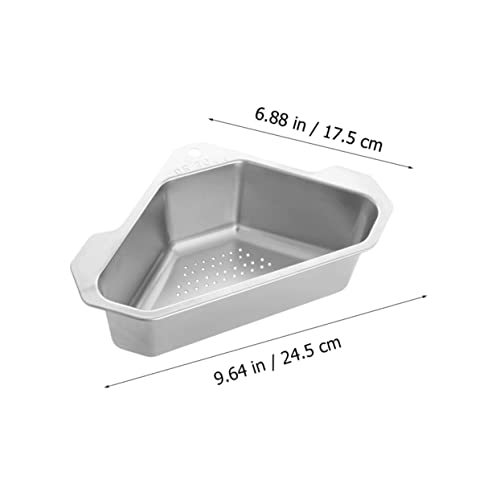 Colador Triangular Esquinero para Fregadero Acero Inox miniatura 5