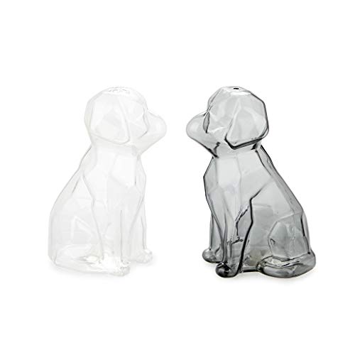 Balvi Set Sal & Pimienta Sphinx Color Transparente y Gris salero y...