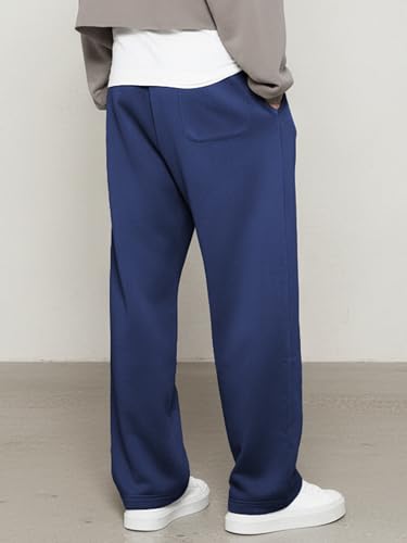 Image of JMIERR Men's Casual Baggy Pants Lightweight Wide Leg Lounge Travel Pants Streetwear with Pockets