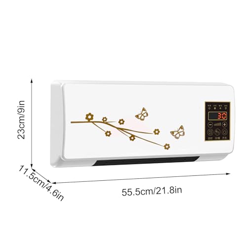 Multifuntional Wall Air Conditioner Fan 2-in-1 Wall Mounted Air Conditioner Heating Fan Portable New Ac and Heater Combo Unit Smart Air Conditioner Fan Heater For Home Office Bedroom