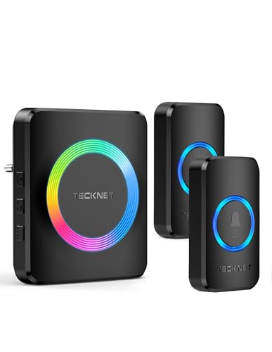 Campanelli Wireless, TeckNet Campanello Senza Fili Portatile Wireless Doorbell, 60