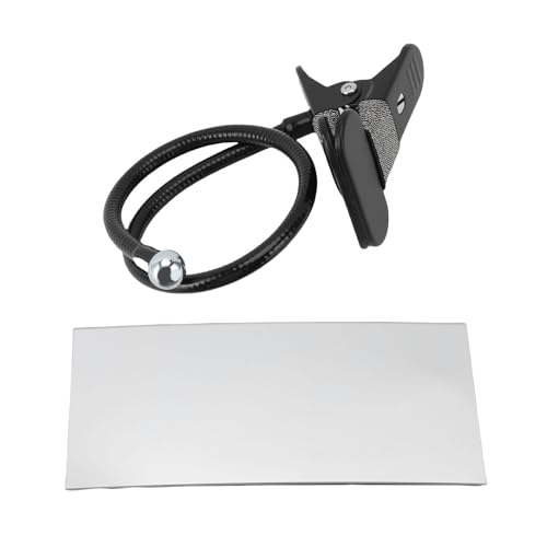 Espejo de seguridad con abrazadera convexo rectangular para PC escritorios y cubículos 6