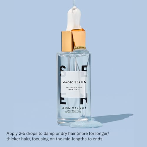 SEEN Magic Serum, Fragrance Free - Non-Comedogenic & Hair Serum- Anti Frizz- Dermatologist-Developed - Safe for Sensitive, Eczema & Acne Prone Skin