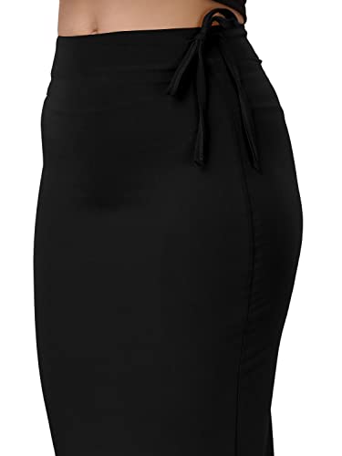 Image of Mehrang Microfiber Saree Shapewear Petticoat for Women, Cotton Blended Shape Wear Dress for Saree