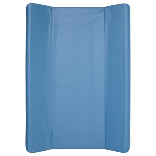 Babycalin - Matelas à langer bébé Standard Premium Bleu Jean - Matelas à langer épais 50x70 cm - Confort maximum - Bords réhaussés - Matelas...