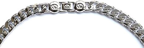 Amazon | [ペレバレンチノ] 超極太タイプ喜平磁気ネックレス (プラチナ
