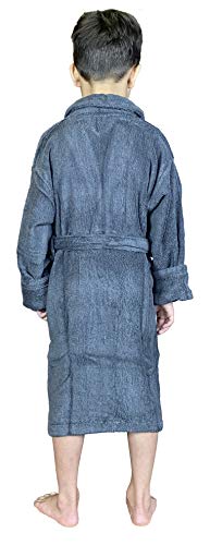 Skylinewears Kids Robe Soft Terry Cloth 100% Cotton Boys Girls Shawl Collar Spa Robes Toddler Bathrobes4