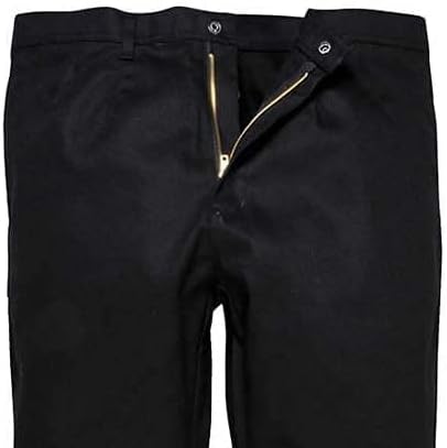 Close-up of the waist and zipper of Portwest Bizweld Trousers