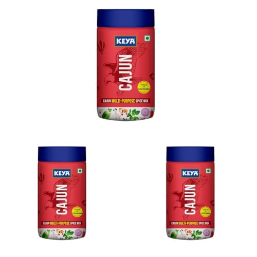 Image of Keya Cajun Spice Mix 95g (Pack of 3)