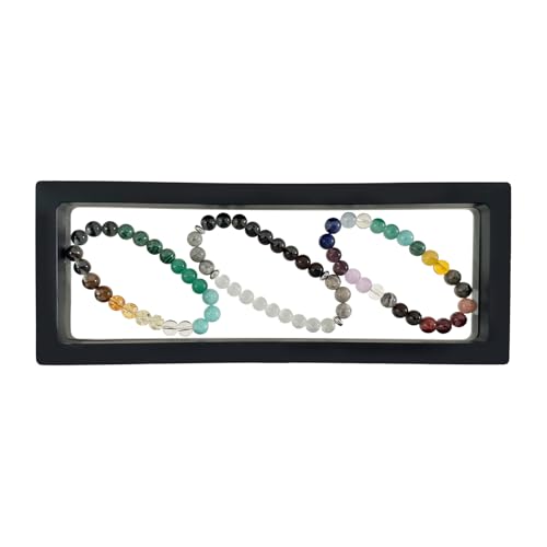 3PCS Natural Stone Bracelet Stretch Beaded Bracelet Healing Crystal Stones Bring Good Luck Success Blessings