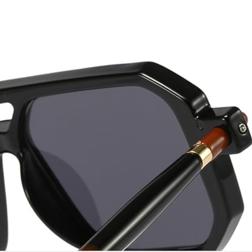 Lunettes de soleil punk grand format : protégez vos yeux avec un style rétro unique - 4