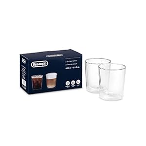 De'Longhi DLSC318 Thermogläser Set, 400 ml, 2 Stück